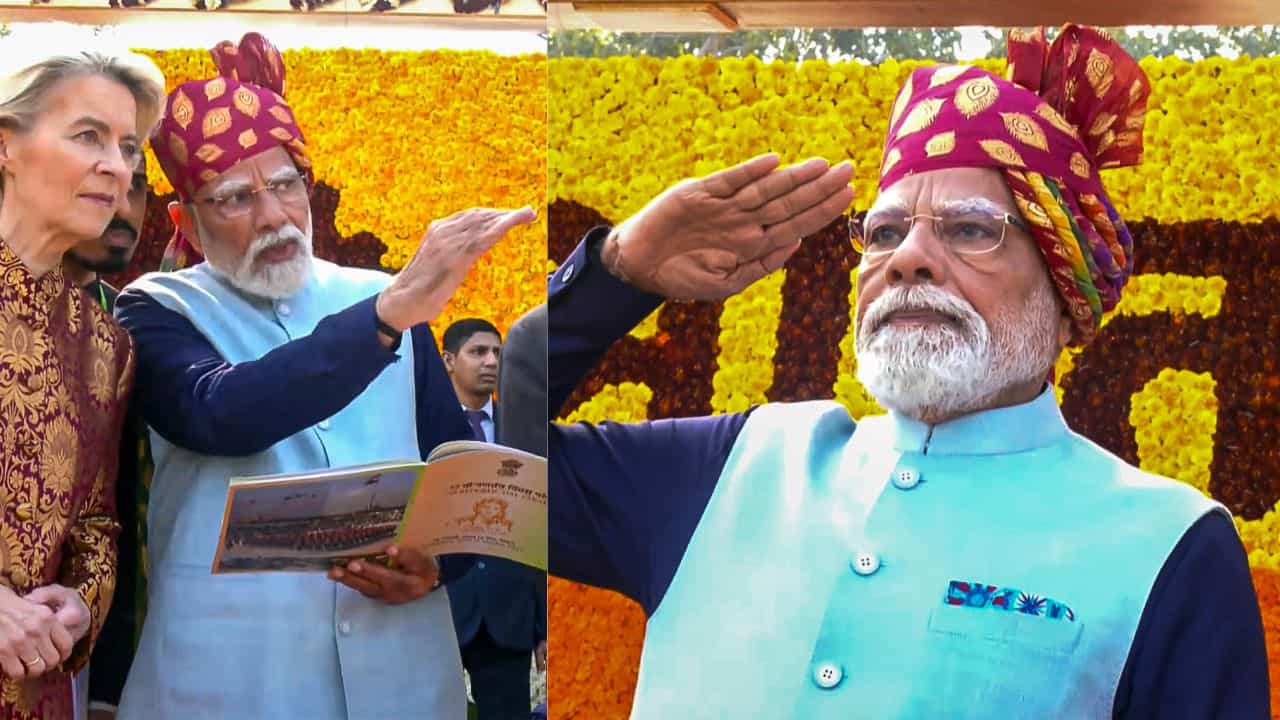 Republic Day 2026: പാരമ്പര്യത്തിൻ്റെ തലപ്പാവണിഞ്ഞ് മോദി; കർത്തവ്യപഥിലെ ശ്രദ്ധാകേന്ദ്രം പ്രധാനമന്ത്രിയുടെ ലുക്ക്