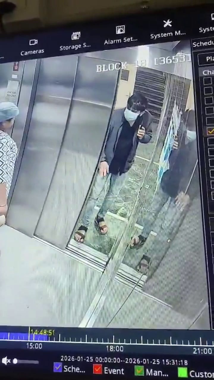 ലിഫ്റ്റില്‍ വെച്ച് മാല പൊട്ടിച്ചെടുത്ത് കള്ളന്‍; ഭോപ്പാല്‍ എയിംസില്‍ സംഭവിച്ചത്‌