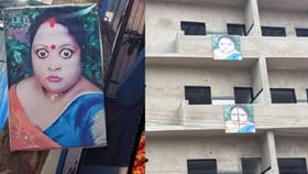 ആരാണീ സ്ത്രീ? ബെംഗളൂരുവില്‍ കണ്ണുതട്ടാതിരിക്കാന്‍ സ്ത്രീയുടെ...