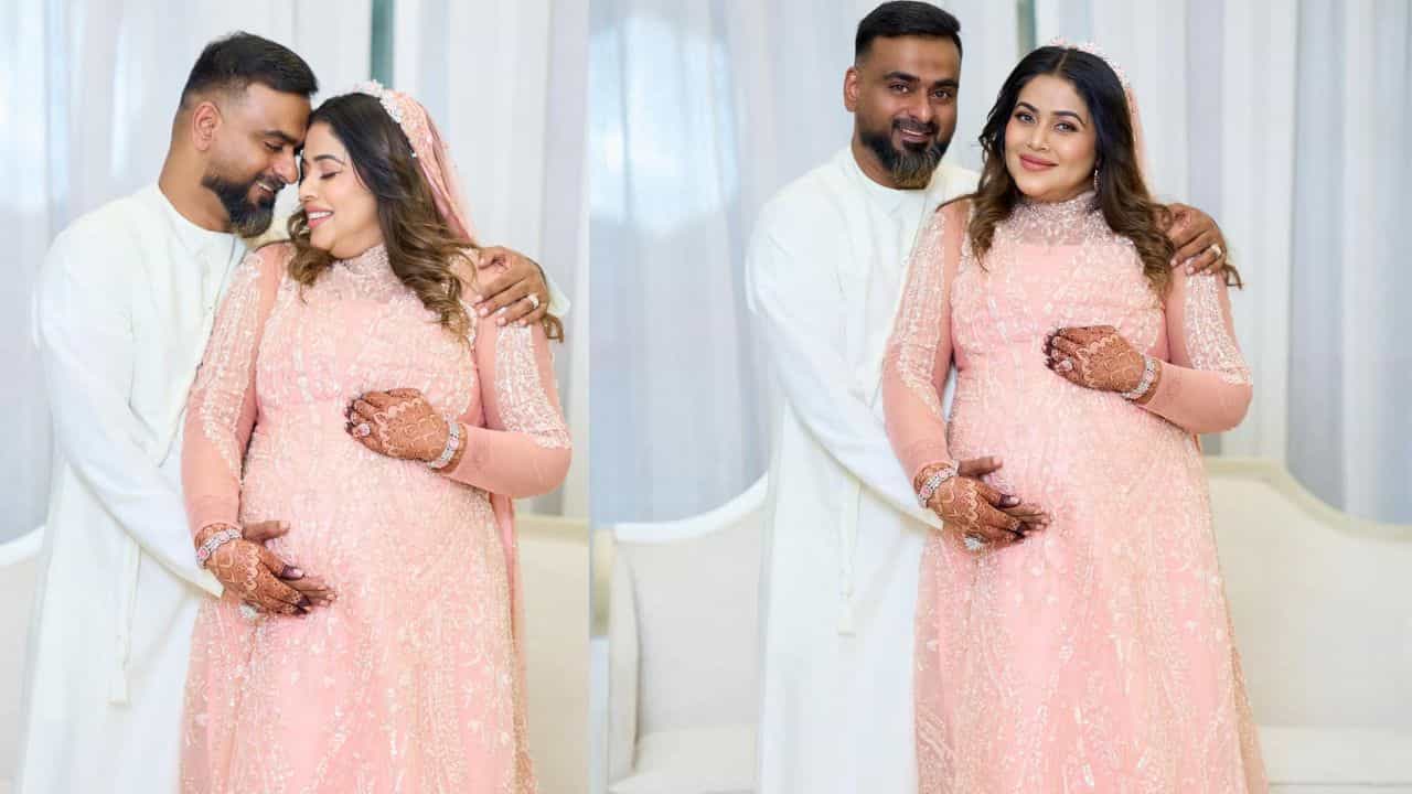 Shamna Kasim: തട്ടമിട്ട് മുടി മറപ്പിക്ക്...; ഷംനയുടെ തട്ടം തിരഞ്ഞവർക്ക് ഷാനിദിൻ്റെ മാസ് മറുപടി