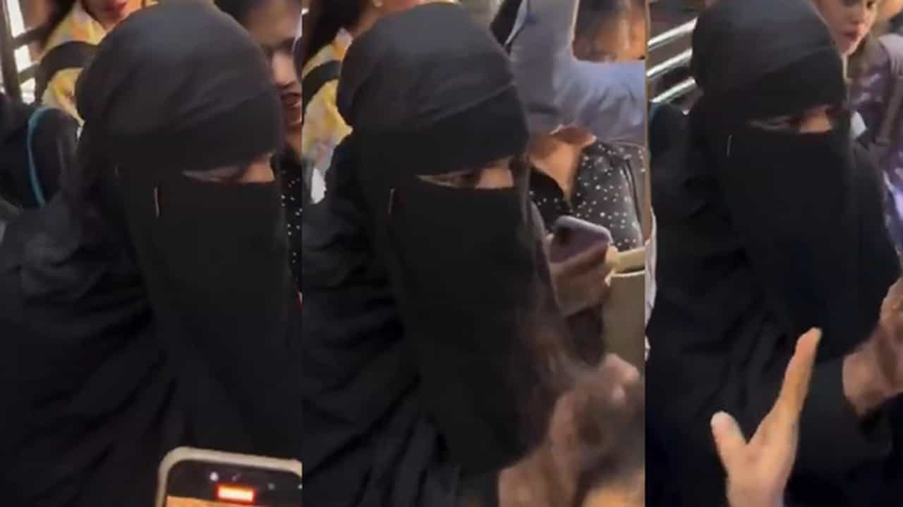 Viral Video: ഇവനൊക്കെ എന്തിന്റെ കേടാ? വനിതാ കമ്പാര്‍ട്ട്‌മെന്റില്‍ ബുര്‍ഖ ധരിച്ചെത്തി യുവാവ്: ഒടുവില്‍