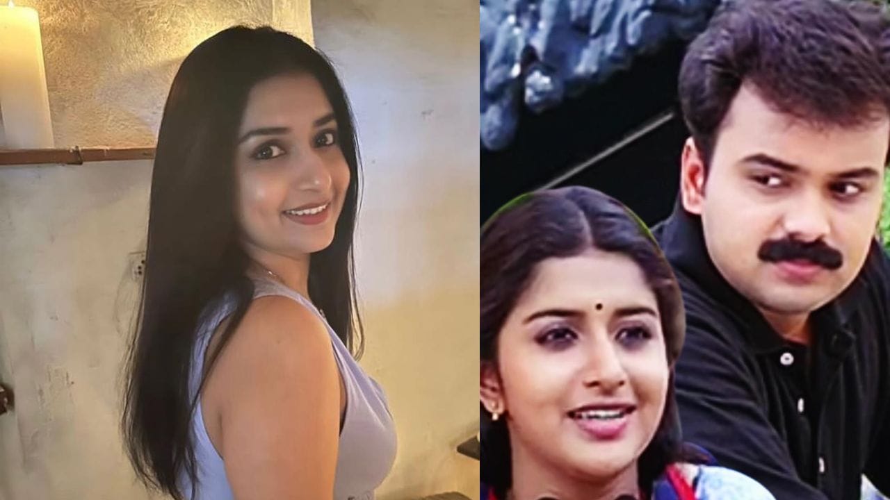 ആ സിനിമ അതിലെ ഭാഗങ്ങളെല്ലാം കാണുമ്പോൾ തനിക്ക് നെഞ്ച് നീറുമെന്നും മാനസികമായി വലിയ ബുദ്ധിമുട്ടുകളാണ് സൃഷ്ടിക്കുന്നത് എന്നും ആണ് മീരാജാസ്മിൻ പറയുന്നത്. മറ്റൊന്നുമല്ല കസ്തൂരിമാൻ. 2003-ൽ എ.കെ. ലോഹിതദാസിന്റെ സംവിധാനത്തിൽ പുറത്തിറങ്ങിയ 'കസ്തൂരിമാൻ' മീര ജാസ്മിന്റെ കരിയറിലെ ഏറ്റവും മികച്ച ചിത്രങ്ങളിലൊന്നാണ്. (PHOTO: INSTAGRAM/YOUTUBE)