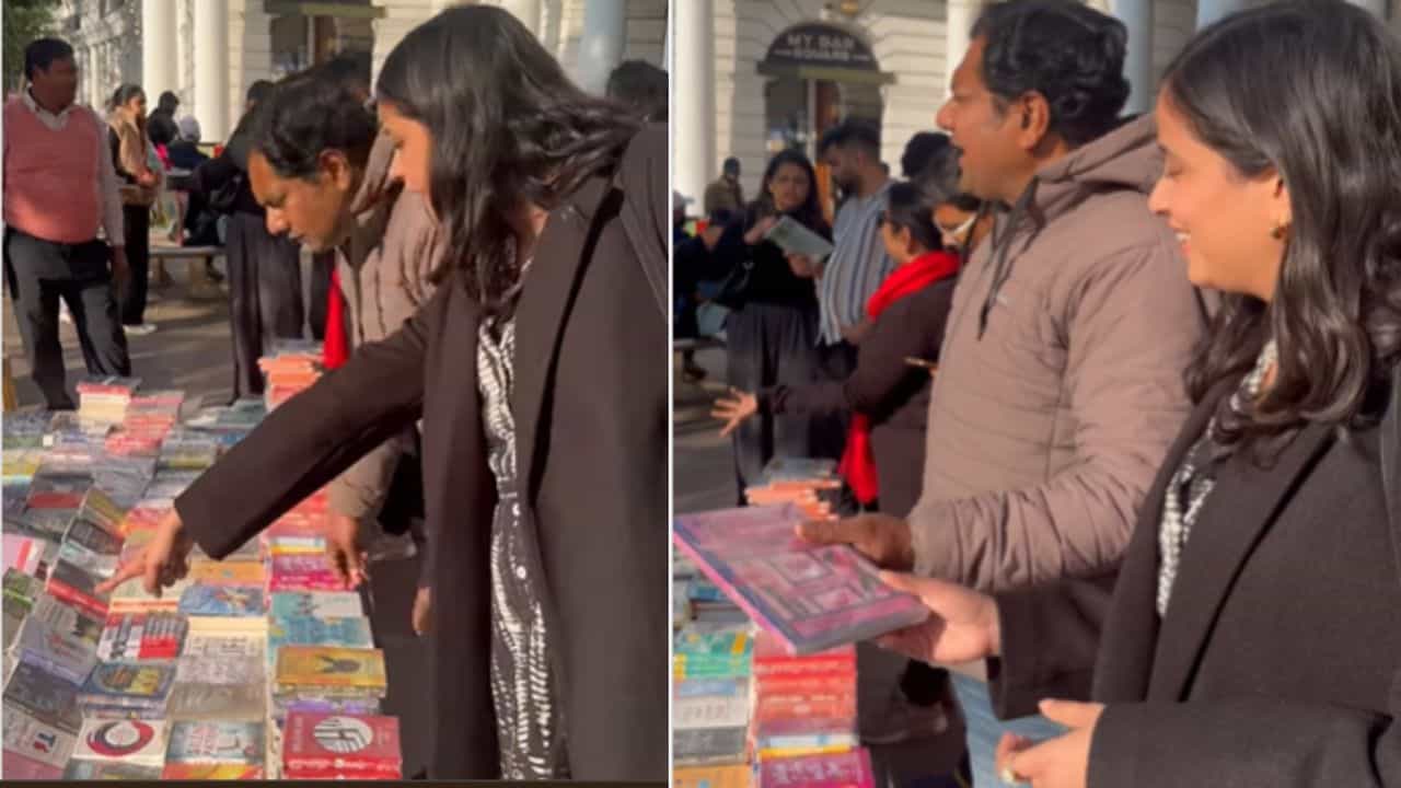 Viral Video: സ്വന്തം പുസ്തകത്തിൻറെ വ്യാജപ്പതിപ്പ് വിലപേശി വാങ്ങി എഴുത്തുകാരി, വൈറലായ ദൃശ്യങ്ങൾ ഇതാ