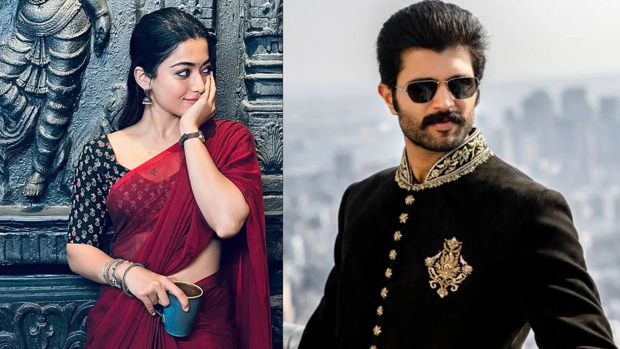 അതായത്, വിജയ് ദേവരകൊണ്ട ഒരേ സമയം രശ്മികയുടെ കഴുത്തിൽ മിന്നുകെട്ടും. പിന്നീട് വൈകുന്നേരം 4 മണിക്ക്, കന്നഡയിലെ കൊടവ പാരമ്പര്യമനുസരിച്ച് രശ്മിക-വിജയ് വിവാഹ ചടങ്ങ് വീണ്ടും നടക്കും. (PHOTO: SOCIAL MEDIA)