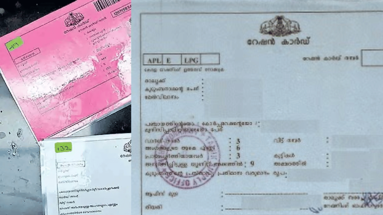 ഒരു കുടുംബത്തിന്റെ വരുമാനത്തിന് അനുസരിച്ചാണ് റേഷൻ കാർഡ് നൽകിയിട്ടുള്ളത്. വരുമാനത്തിനും ആനുകൂല്യത്തിനും അനുസരിച്ച് ഇവയുടെ നിറങ്ങളിലും മാറ്റമുണ്ട്. ഏറ്റവും പിന്നാക്കം നിൽക്കുന്ന കുടുംബങ്ങൾക്ക് മഞ്ഞകാർഡ്, മുൻഗണനാ വിഭാഗത്തിന് പിങ്ക്, മുൻഗണനാ വിഭാഗം നീല, പൊതുവിഭാ​ഗത്തിന് വെള്ള എന്നിങ്ങനെയാണ് നിറം.
