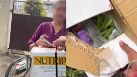 പാഴ്സൽ കണ്ട് ഞെട്ടി റാപ്പിഡോ ഡ്രൈവർ; കടന്ന കൈയെന്ന് സോഷ്യൽ മീഡിയ