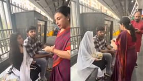 മെട്രോ സ്റ്റേഷനിൽ മകനെ കാമുകിക്കൊപ്പം പൊക്കി അമ്മ, ക്ലൈമാക്സ്