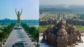 ഒരുക്കം കഴിഞ്ഞു, 108 അടി തപോമൂർത്തി നീലകണ്ഠ വർണ്ണി പ്രതിഷ്ഠ നാളെ