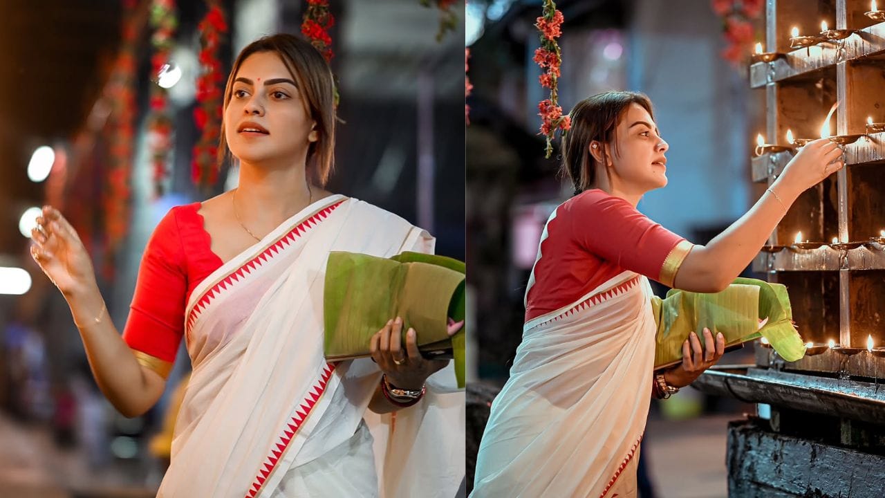 ചുരുങ്ങിയ കാലം കൊണ്ട് തന്നെ മലയാളികളുടെ പ്രിയ നായികയായി മാറിയ നടിയാണ് അനുശ്രീ. സ്വാഭാവിക അഭിനയവും നാടൻ വേഷങ്ങളിലൂടെയും ആണ് അനുശ്രീ പ്രേക്ഷകർക്ക് പ്രിയങ്കരിയായി മാറുന്നത്. ഒരു ചാനൽ റിയാലിറ്റി ഷോയിലൂടെ ആണ്  അനുശ്രീ ആദ്യമായി ക്യാമറയ്ക്ക് മുന്നിലെത്തുന്നത്.(PHOTO: INSTAGRAM)