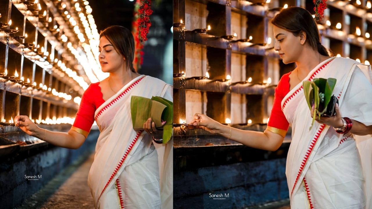 അവിടെ വെച്ച് സംവിധായകൻ ലാൽ ജോസ് ആണ് അനുശ്രീയുടെ ജീവിതത്തിൽ സിനിമ എന്ന മഹാഭാഗ്യവുമായി എത്തുന്നത്. തുടർന്ന് ഇന്നും മലയാളികൾ കാണാൻ ഇഷ്ടപ്പെടുന്ന നിരവധി സിനിമകളുടെ ഭാഗമാവാനായി താരത്തിന് സാധിച്ചു. നടിയായിരുന്നിട്ട് കൂടി അതിന്റെ അഹങ്കാരം ഒന്നും ഇല്ലാതെ വളരെ സാധാരണക്കാരിയെ പോലെയാണ് അനുശ്രീ തന്റെ നാട്ടിലും വീട്ടിലും ജീവിക്കുന്നത്. (PHOTO: INSTAGRAM)