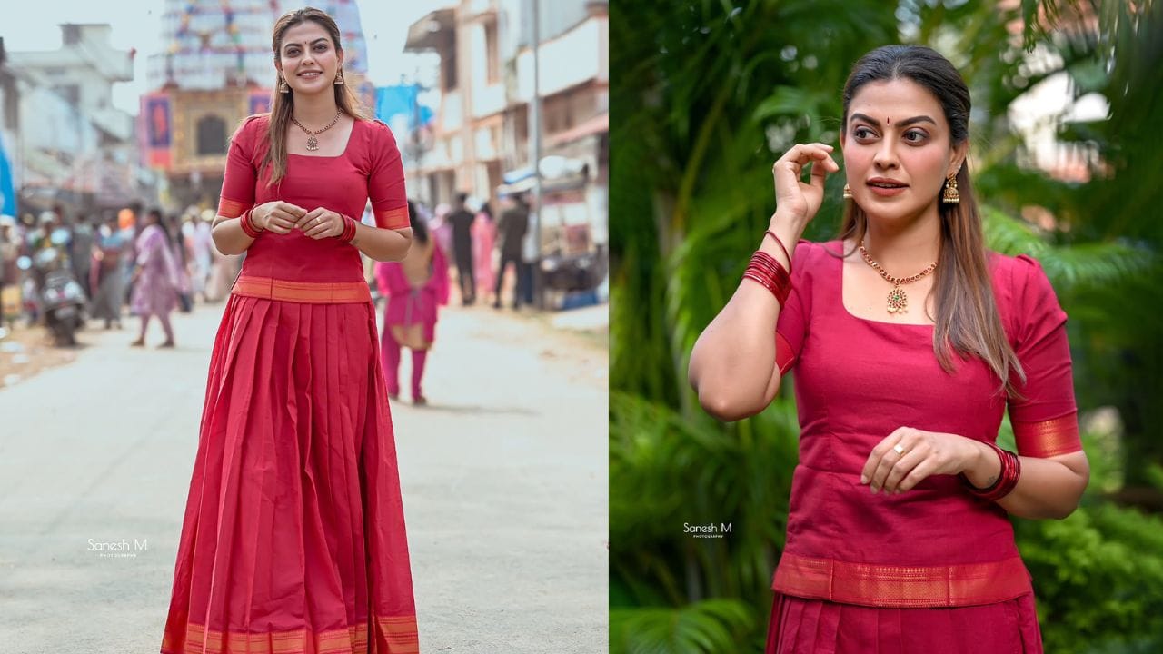 പലപ്പോഴും തന്നെ നാട്ടിലെ പരിപാടികൾ എന്തെല്ലാം അനുശ്രീ താര ജാഡ ഇല്ലാതെ  പ്രത്യക്ഷപ്പെടാറുണ്ട്. അതിലുപരി താൻ വലിയൊരു ഈശ്വരവിശ്വാസി ആണെന്നും അനുസരിച്ച് പലപ്പോഴും വ്യക്തമാക്കിയതാണ്. ഇപ്പോഴിതാ ഒരു ഹിന്ദു വിശ്വാസിയാണ്  എന്നത് തുറന്നു പറഞ്ഞതിന്റെ പേരിൽ താൻ ജീവിതത്തിൽ ഒരുപാട് വിഷമതകൾ അനുഭവിക്കേണ്ടി വന്നു എന്നാണ് നടി പറയുന്നത്. (PHOTO: INSTAGRAM)