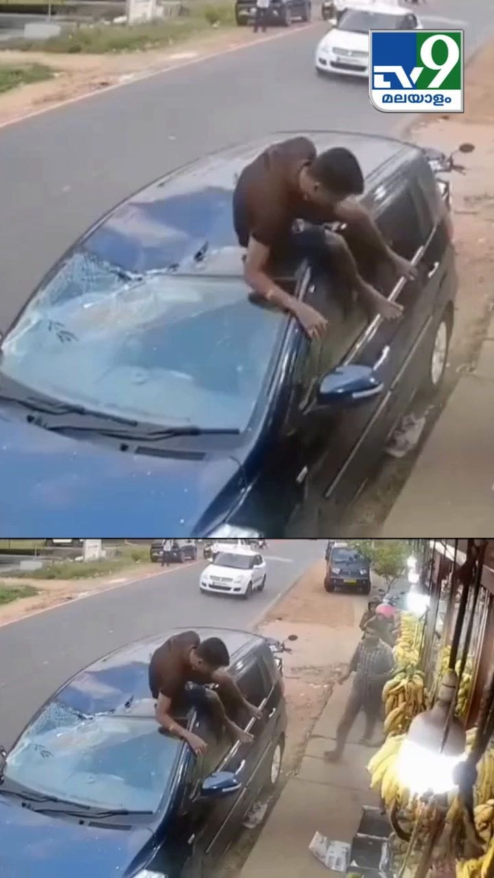 ഹെൽമെറ്റുമില്ല, ബൈക്ക് റോങ് സൈഡിലും, ദേ യുവാക്കൾ എയറിൽ