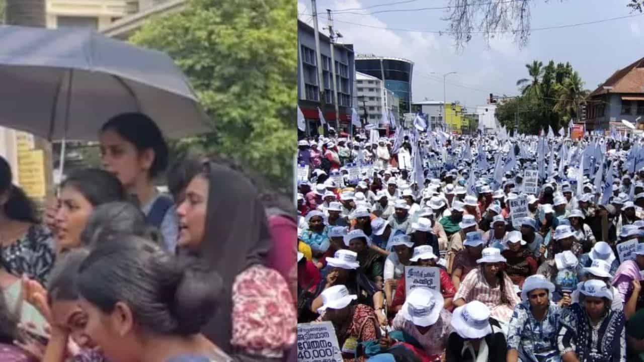 കോഴിക്കോട് സമരം ചെയ്യുന്ന നേഴ്സുമാരെ മാനേജ്മെന്റ് പൂട്ടിയിട്ടതായി പരാതി