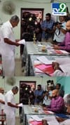 മുഖ്യമന്ത്രി പിണറായി വിജയൻ നാമനിർദേശപത്രിക സമർപ്പിക്കുന്നു...