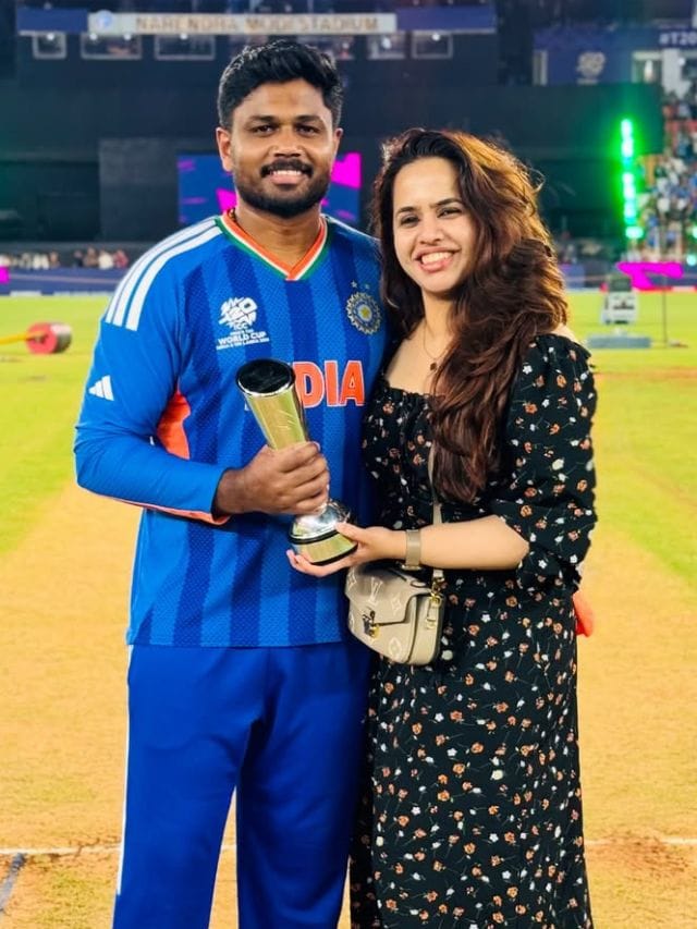 ഫോട്ടോ കണ്ട് സഞ്ജു വീണു, ചാരു യെസും പറഞ്ഞു, പ്രണയകഥയിതാ