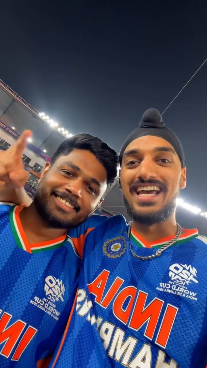 ഒടുവില്‍ നീതി കിട്ടിയേ…സഞ്ജുവിനെ ട്രോളി അര്‍ഷ്ദീപ്‌