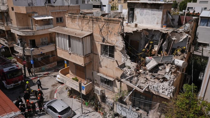 ടെല്‍ അവീവ് ഉള്‍പ്പെടെ ലക്ഷ്യമിട്ട് ഇറാന്‍