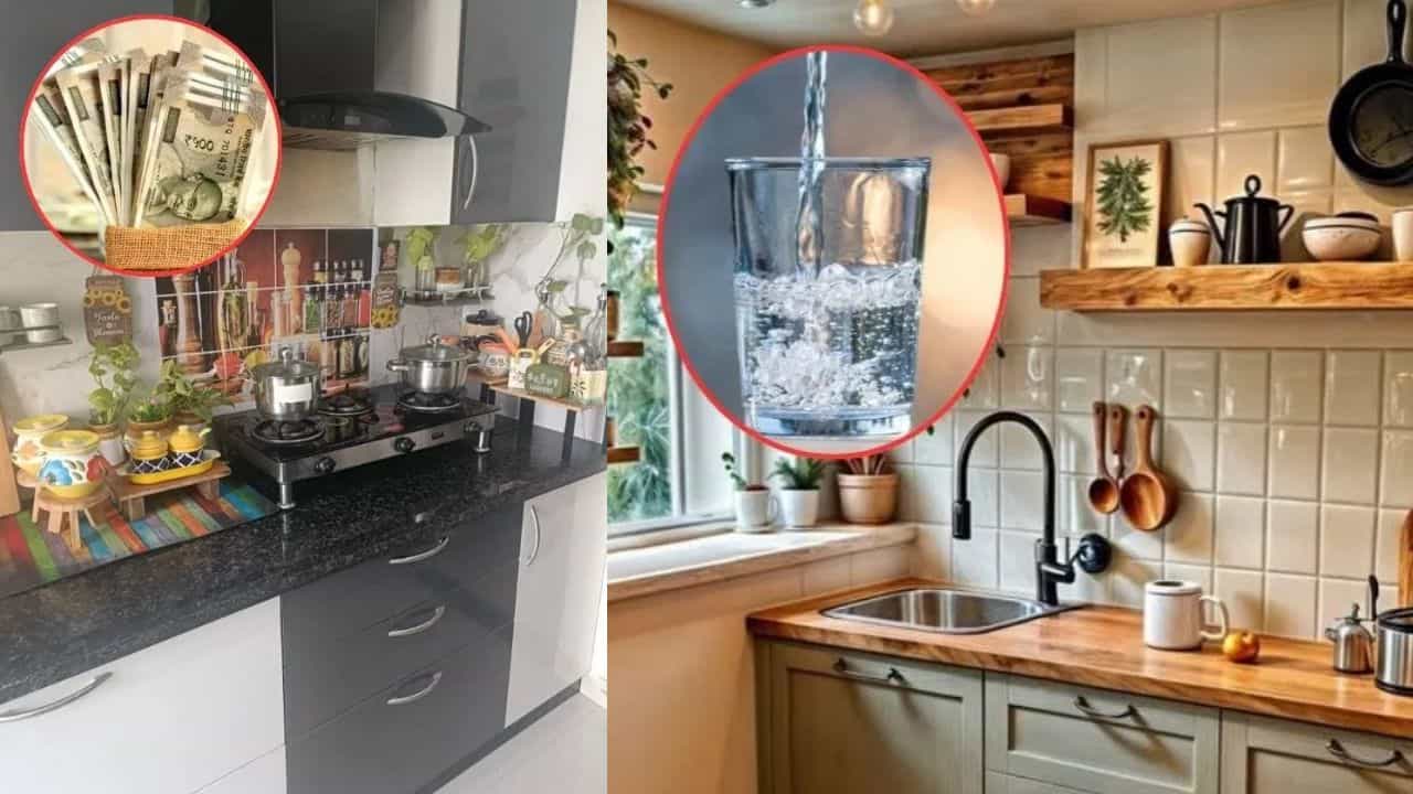 Vastu Tips for Kitchen: സമ്പത്ത് കുമിഞ്ഞുകൂടാൻ 1 ഗ്ലാസ് വെള്ളം മതി! അടുക്കളയുടെ ഈ ദിശയിൽ വയ്ക്കൂ Vastu Tips for Kitchen: സമ്പത്ത് കുമിഞ്ഞുകൂടാൻ 1 ഗ്ലാസ് വെള്ളം മതി! അടുക്കളയുടെ ഈ ദിശയിൽ വയ്ക്കൂ