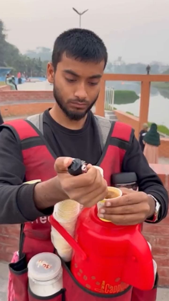 സെക്കൻ്റിൽ ഒരു ചായ, വൈറൽ വിൽപ്പനക്കാരൻ