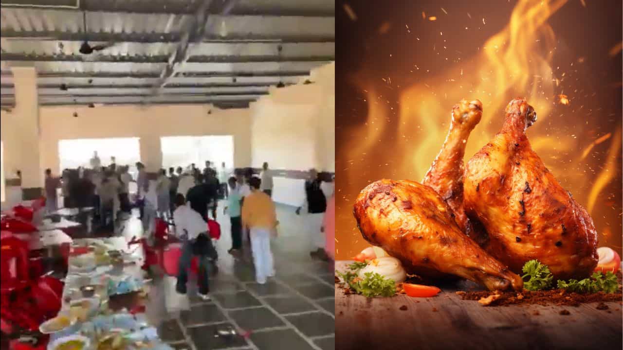 Viral Video: കല്യാണസദ്യയ്ക്കിടെ അടിയുണ്ടാക്കാൻ ഒരു കോഴിക്കാലുമതി കാരണം.... വൈറലായ ആ ദൃശ്യങ്ങൾ ഇതാ... Viral Video: കല്യാണസദ്യയ്ക്കിടെ അടിയുണ്ടാക്കാൻ ഒരു കോഴിക്കാലുമതി കാരണം.... വൈറലായ ആ ദൃശ്യങ്ങൾ ഇതാ...