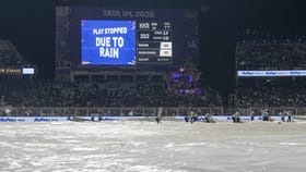 മഴ വില്ലനായി; കൊല്‍ക്കത്ത-പഞ്ചാബ് മത്സരം ഉപേക്ഷിച്ചു