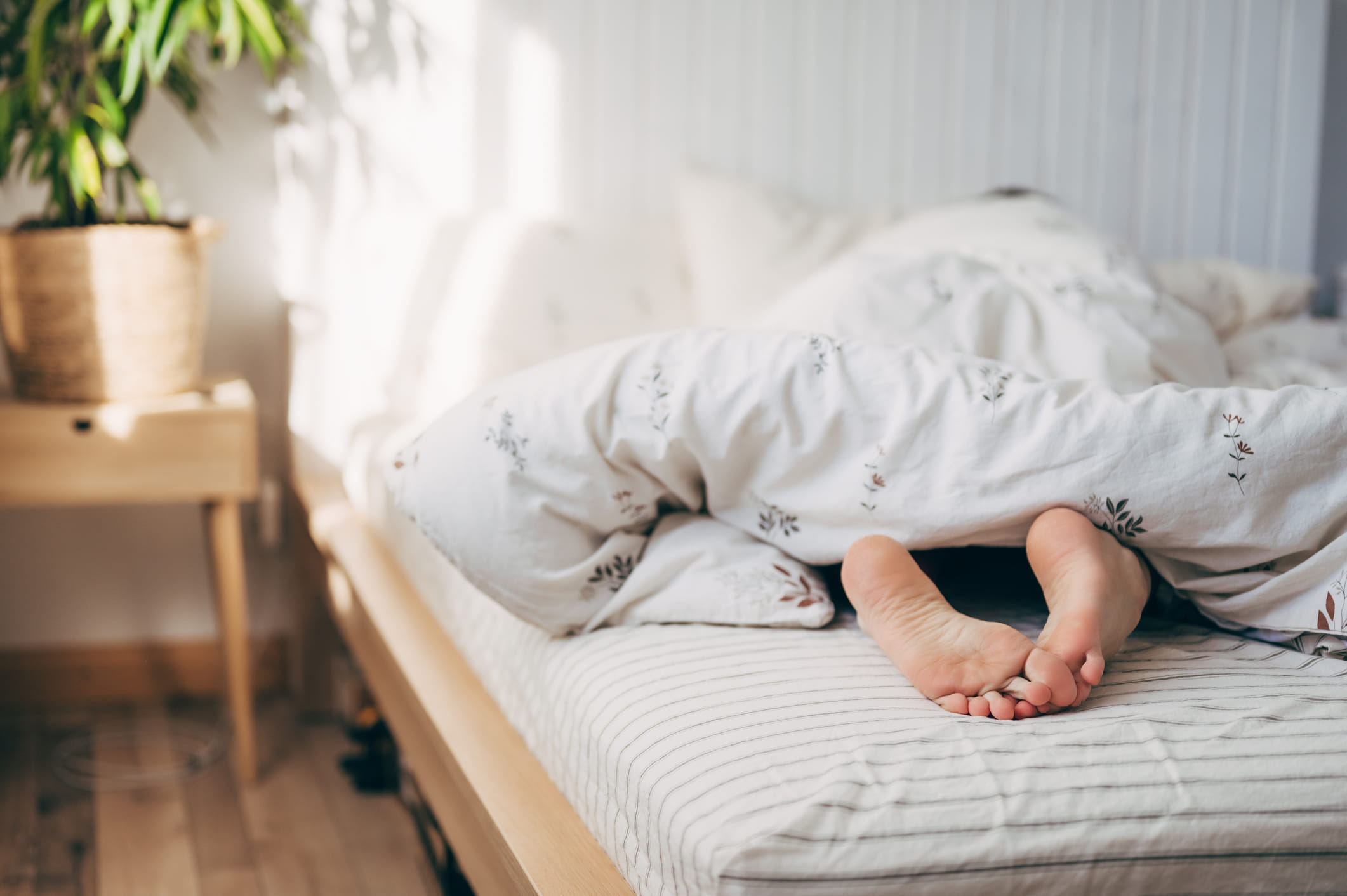 നമ്മുടെ ശരീരത്തിന്റെ താപനില നിയന്ത്രിക്കുന്നതിൽ പാദങ്ങൾ കാരണമാകാറുണ്ട്. പാദങ്ങൾ ചൂടാകുമ്പോൾ രക്തക്കുഴലുകൾ വികസിക്കുകയും, ഇത് ശരീരത്തിന്റെ ഉള്ളിൽ നിന്നുള്ള താപനില കുറയ്ക്കാൻ സഹായിക്കുകയും ചെയ്യുന്നു. ശരീരം തണുക്കുമ്പോഴാണ് മസ്തിഷ്കം നാം ഉറങ്ങാൻ തയ്യാറാണെന്ന് മനസ്സിലാകുന്നത്. ഇത്തരത്തിൽ ശരീര താപനില കുറയ്ക്കുന്നതിലൂടെ ഉറക്കത്തിലേക്ക് വഴുതിവീഴാൻ കാരണമാകുകയും ചെയ്യുന്നു.