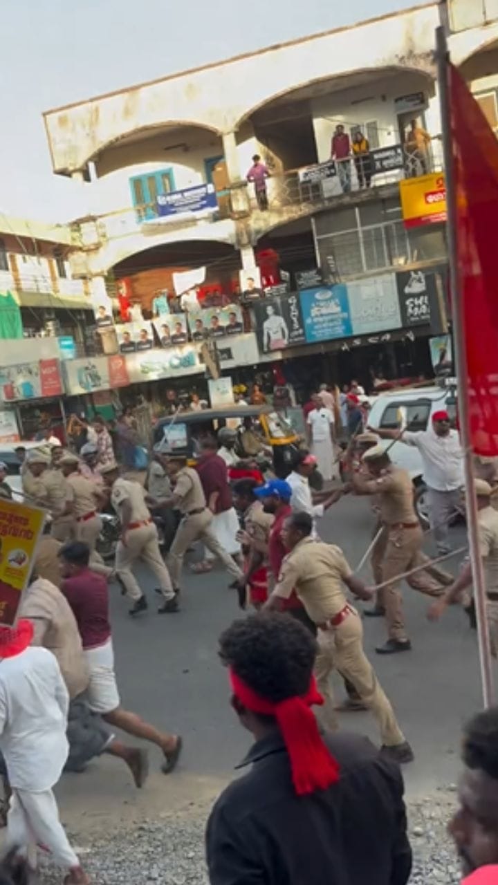 തിരഞ്ഞെടുപ്പ് പ്രചാരണത്തിനിടയിൽ അടി പൊട്ടി