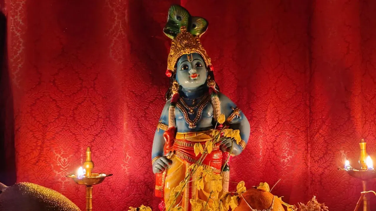 മഞ്ഞകസവണി ഞൊറിയുടുത്ത്  പൊൻ കണിക്കൊന്നകൾ പൂത്തുലഞ്ഞു  ഹൃദയാങ്കണത്തിലും പൊന്നൊളിയായ്  പൊൻവിഷു പുലരിയുദിച്ചിടുന്നു...  മഴയെപ്പുകഴ്ത്തട്ടെ മണ്ടൂകം,  മാവിൽ ചുന മണക്കും മേടത്തിന്റെ മടിയിൽപ്പിറന്ന ഞാൻ...