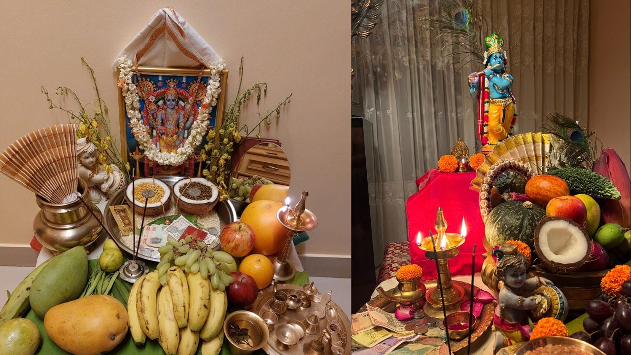 വിഷു ആഘോഷത്തിലെ ഏറ്റവും പ്രധാനപ്പെട്ട ചടങ്ങാണ് വിഷുക്കണി ഒരുക്കുന്നത്. വരുന്ന വർഷത്തേക്കുള്ള ഐശ്വര്യവും സമൃദ്ധിയും ആണ് കണിയിലൂടെ നാം ദർശനം നടത്തേണ്ടത്. അതിനാൽ തന്നെ വിഷുക്കണി ഒരുക്കുമ്പോൾ  ഭക്തിയോടെ വളരെ ശ്രദ്ധാപൂർവ്വം വേണം കാര്യങ്ങൾ ചെയ്യുവാൻ. കാരണം നാം ചെയ്യുന്ന ചെറിയ തെറ്റുകൾ പോലും അതിന്റെ ഐശ്വര്യത്തിന് ഭംഗം വരുത്തും. (PHOTO: FACEBOOK/GETTY IMAGES)