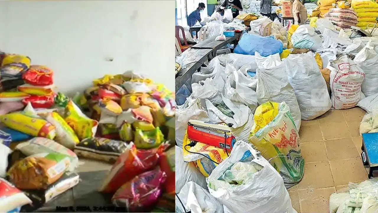 Kits for voting in Thrissur: വോട്ടിനായി ബിജെപി വിഷുക്കിറ്റ്  നൽകിയെന്ന് പരാതി; പ്രതിഷേധവുമായി സിപിഎം, സൂപ്പർമാർക്കറ്റ് അടപ്പിച്ചു