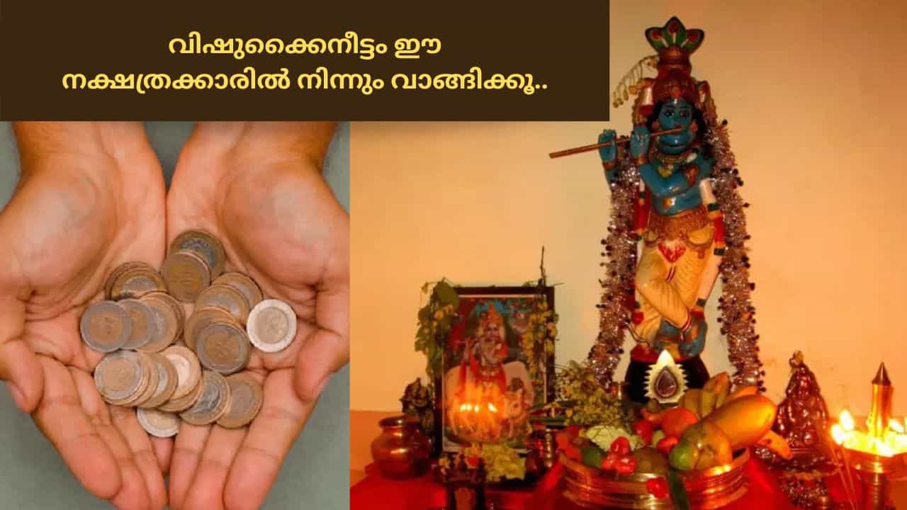 Vishu 2026: വർഷം മുഴുവൻ കൈനിറയെ പണം! വിഷുക്കൈനീട്ടം ഈ നക്ഷത്രക്കാരിൽ നിന്നും വാങ്ങിക്കൂ Vishu 2026: വർഷം മുഴുവൻ കൈനിറയെ പണം! വിഷുക്കൈനീട്ടം ഈ നക്ഷത്രക്കാരിൽ നിന്നും വാങ്ങിക്കൂ