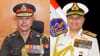 രാജ്യം കാക്കാന്‍ ഇവര്‍; പുതിയ പ്രതിരോധ-നാവിക മേധാവികളെ നിയമിച്ചു...
