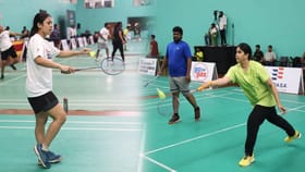 കോർട്ടിൽ ഐടി ഭീമന്മാരുടെ തേരോട്ടം; ടിവി9 കോർപ്പറേറ്റ് ബാഡ്മിൻ്റൺ