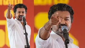 വോട്ടെണ്ണലിന് ദിവസങ്ങൾ മാത്രം; ടിവികെയുടെ ഓഫീസിന് തീയിട്ടു