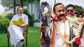 ഡൽഹിയിലെത്തിയ സതീശനെ തോളിലേറ്റി ജെൻസി വിദ്യാർത്ഥികൾ