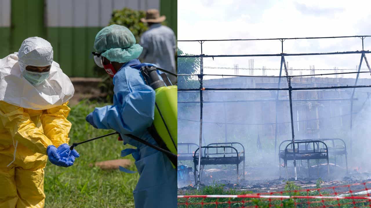 Congo Ebola Hospital Fire: മൃതദേഹം വിട്ടുനൽകിയില്ല!; രോഷാകുലരായ ജനക്കൂട്ടം എബോള ചികിത്സാ കേന്ദ്രത്തിന് തീയിട്ടു