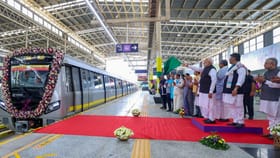 യെല്ലോ ലൈനില്‍ കാത്തിരിപ്പ് വെറും 4 മിനിറ്റ് മാത്രം