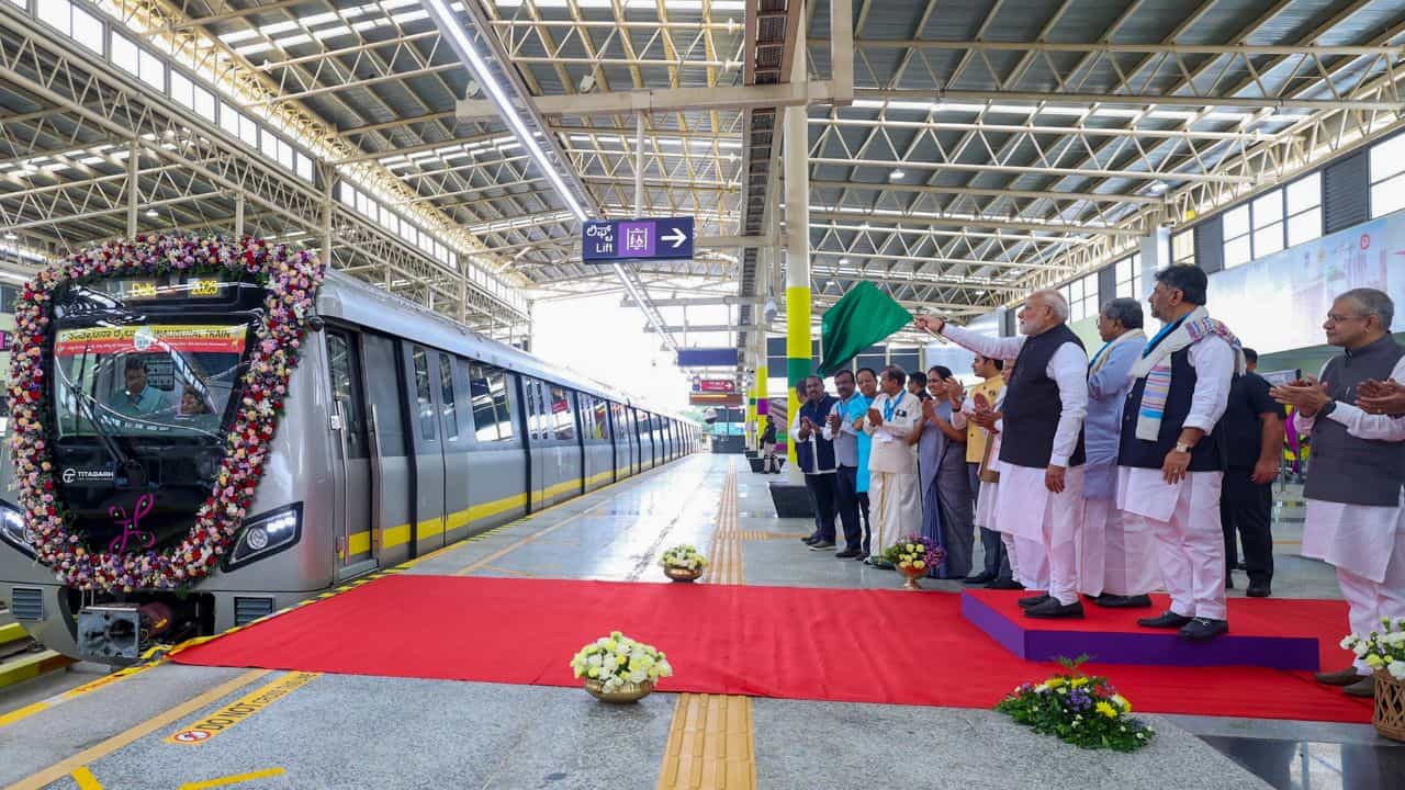 Namma Metro: യെല്ലോ ലൈനില്‍ കാത്തിരിപ്പ് വെറും 4 മിനിറ്റ് മാത്രം; നമ്മ മെട്രോയില്‍ പുതിയ ട്രെയിനുകളെത്തി