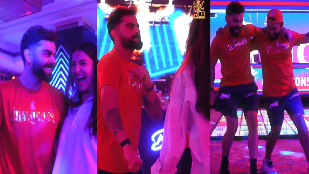 Virat Kohli Dance: അനുഷ്‌കയ്ക്കും സഹതാരങ്ങള്‍ക്കുമൊപ്പം ഡാന്‍സ് ചെയ്ത് കോലി; വെറൈറ്റി ചുവടുകള്‍ കണ്ട് കണ്ണുതള്ളി ആരാധകര്‍