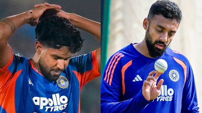 ഹർഷിത് റാണയ്ക്കും വരുൺ ചക്രവർത്തിക്കും പരിക്ക്, പകരക്കാർ എത്തി!