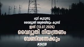 വൈദ്യുതി കിട്ടിയില്ലെങ്കിൽ ഇന്ന് നിയന്ത്രണം വേണ്ടിവരുമെന്ന് KSEB