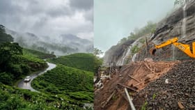 മൂന്നാറിലേക്ക് പോകുന്നവർ അറിയാൻ: ഗ്യാപ് റോഡിൽ മണ്ണിടിച്ചിൽ സാധ്യത