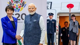 ജാപ്പനീസ് പ്രധാനമന്ത്രി ഇന്ത്യയില്‍, സ്വാഗതം ചെയ്ത് മോദി