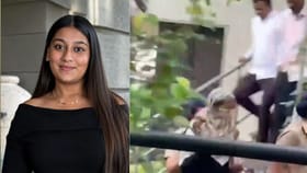 മാധ്യമങ്ങൾക്ക് നേരെ നടുവിരൽ ഉയർത്തിക്കാട്ടി സിയ ഗോയൽ - VIDEO