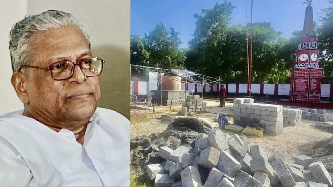 വിഎസിനെ മറയ്ക്കാൻ ടിവി തോമസ്; വലിയചുടുകാട്ടിൽ സിപിഐ x സിപിഎം സ്മാരകത്തർക്കം വിഎസിനെ മറയ്ക്കാൻ ടിവി തോമസ്; വലിയചുടുകാട്ടിൽ സിപിഐ x സിപിഎം സ്മാരകത്തർക്കം