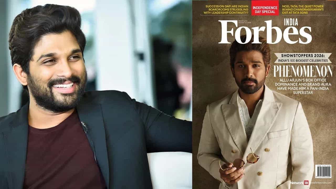 അല്ലു അർജുന് മറ്റൊരു നേട്ടം കൂടി, ഫോബ്സിൻ്റെ കവർ പേജിൽ തിളങ്ങി പാൻ ഇന്ത്യൻ സ്റ്റാർ അല്ലു അർജുന് മറ്റൊരു നേട്ടം കൂടി, ഫോബ്സിൻ്റെ കവർ പേജിൽ തിളങ്ങി പാൻ ഇന്ത്യൻ സ്റ്റാർ