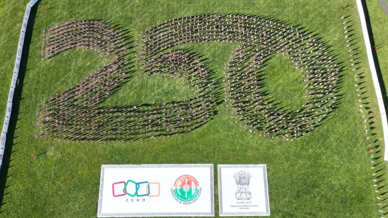 FIA Sets Guinness Record : ന്യൂജേഴ്‌സിയിൽ1,383 പതാകകൾ കൊണ്ട് റെക്കോർഡിട്ട് ഫെഡറേഷൻ ഓഫ് ഇന്ത്യൻ അസോസിയേഷൻസ്