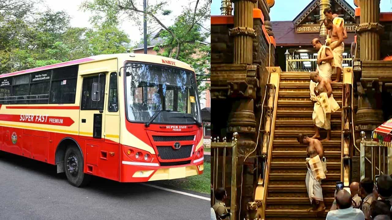 KSRTC Onam Services: ചിങ്ങം പിറന്നാൽ യാത്ര കെഎസ്ആർടിസിയിൽ!; ശബരിമലയിലേക്കും സർവീസുകൾ, യാത്രാ സമയം KSRTC Onam Services: ചിങ്ങം പിറന്നാൽ യാത്ര കെഎസ്ആർടിസിയിൽ!; ശബരിമലയിലേക്കും സർവീസുകൾ, യാത്രാ സമയം