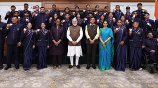 Narendra Modi: കോമണ്‍വെല്‍ത്ത് മെഡല്‍ ജേതാക്കളെ കണ്ട് പ്രധാനമന്ത്രി; സെല്‍ഫി വീഡിയോ വൈറല്‍