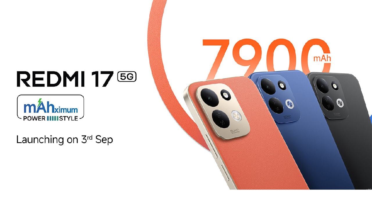 റെഡ്മി 17 5ജി (REDMI 17 5G) സെപ്റ്റംബർ 3ന് ഇന്ത്യയിൽ ലോഞ്ച് ചെയ്യും എന്ന് ഷവോമി സ്ഥിരീകരിച്ചു. ക്വാൽകോമിന്റെ സ്നാപ്ഡ്രാഗൺ 4 ജെൻ 5 പ്രോസസർ കരുത്തിലാണ് ഈ റെഡ്മി ഫോൺ എത്തുക. 7,900mAh ബാറ്ററി, 22.5W റിവേഴ്സ് വയർഡ് ചാർജിങ് പിന്തുണ സഹിതം ഇതിൽ ഉണ്ടാകും. ലോഞ്ചിന് ശേഷം ഷവോമിയുടെ ഔദ്യോഗിക വെബ്സൈറ്റ്, ആമസോൺ, ഓഫ്ലൈൻ സ്റ്റോറുകൾ എന്നിവ വഴി ഇത് വിൽപ്പനയ്ക്ക് എത്തും.